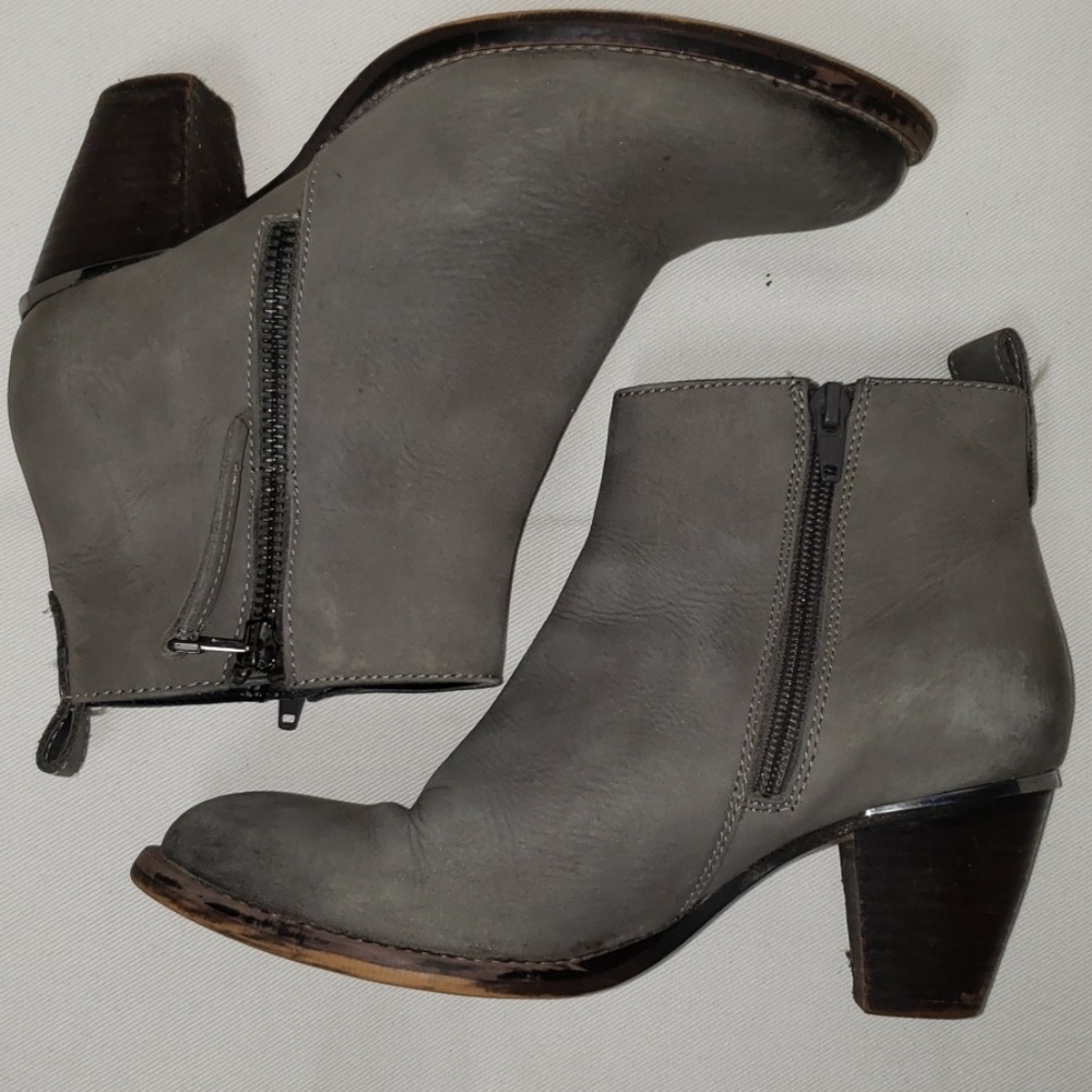 Gray Ankle Boots - image 8